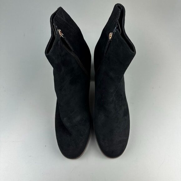 J. Crew Factory Sueded Platform Boots in Black - Picture 2 of 7
